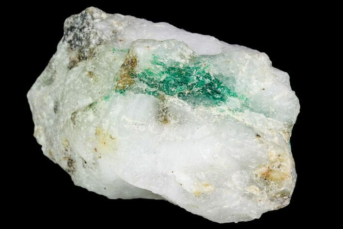 Beryl (Var Emerald) in Calcite - Khaltoru Mine, Pakistan #112072